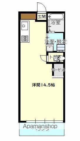 TOKIWA34ビル(ワンルーム/4階)の間取り写真