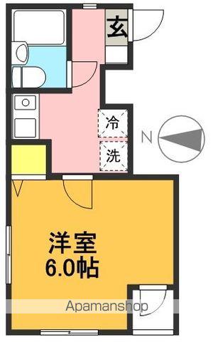 プレール明大前(1K/4階)の間取り写真