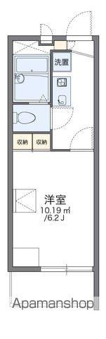 レオパレスMINAMINOⅡ(1K/3階)の間取り写真