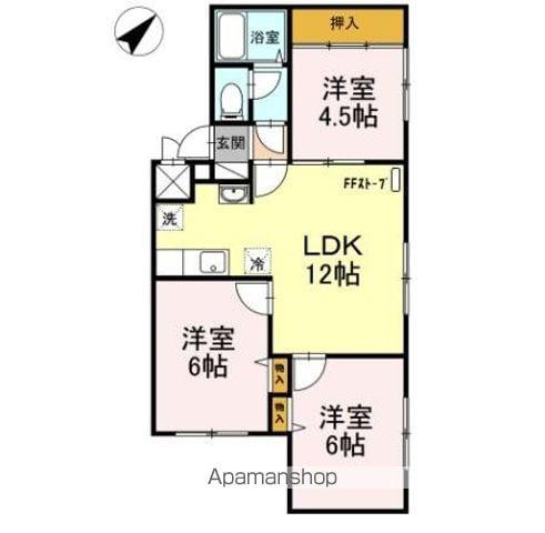 メイユール36(3LDK/2階)の間取り写真