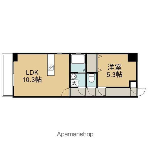 ブランブリエ東山ドゥーエ(1LDK/10階)の間取り写真
