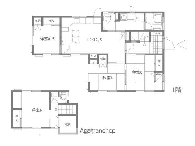 小海線 中込駅 徒歩34分 2階建 築31年(4LDK)の間取り写真