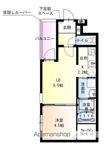 フジパレス西取石Ⅰ番館(1LDK/1階)の間取り写真