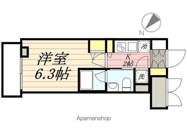 リヴシティ横濱関内(1K/10階)の間取り写真