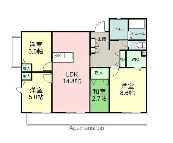 LA VITA FELICE(4LDK/2階)の間取り写真