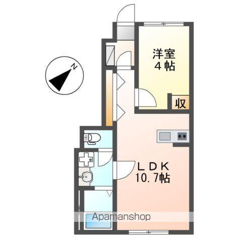 アパート500577(1LDK/1階)の間取り写真