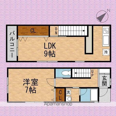 メゾン・コートドール(1LDK/1階)の間取り写真