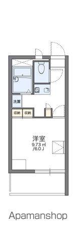 レオパレス大坪(1K/1階)の間取り写真