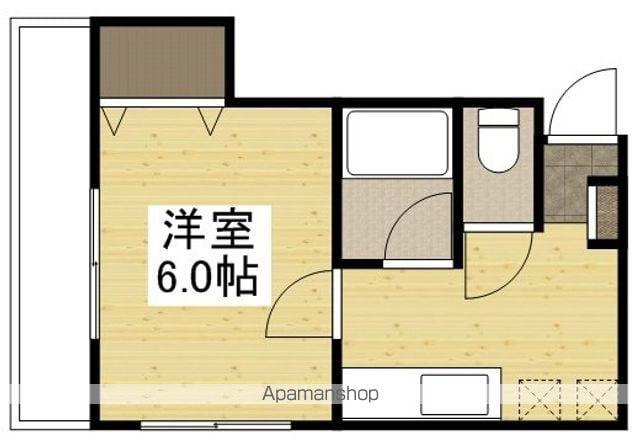 マイプレイス(1K/2階)の間取り写真