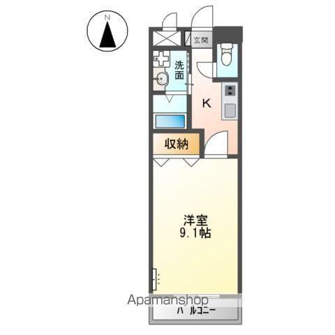 サンコート・コーダ(1K/2階)の間取り写真