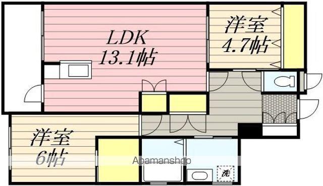 アルテマイスターREVEⅡ(2LDK/1階)の間取り写真