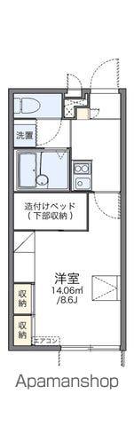 レオパレスSHINEI(1K/1階)の間取り写真