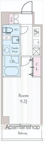 KDXレジデンス千葉中央イースト(1K/10階)の間取り写真