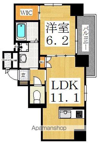 アークアベニューアベノ(1LDK/7階)の間取り写真