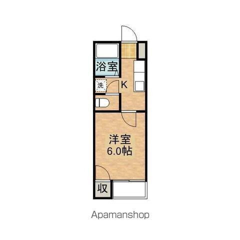 ADVANCE(1K/2階)の間取り写真