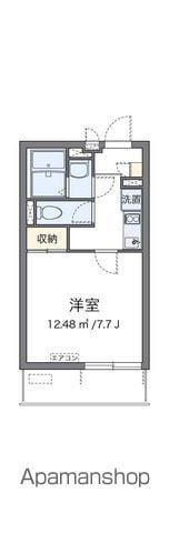 クレイノジクサー(1K/1階)の間取り写真