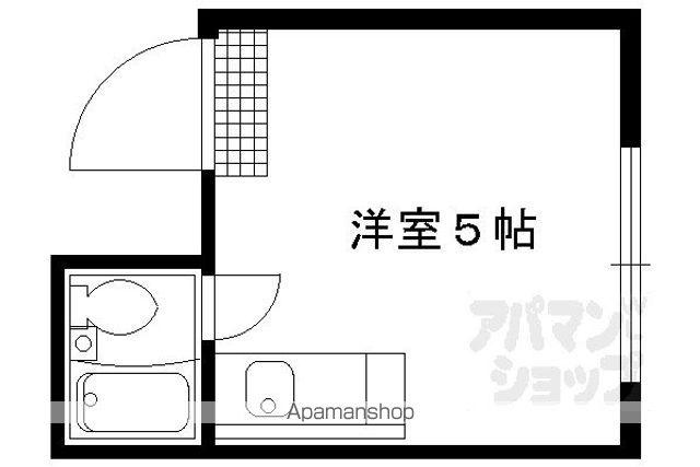 貴船マンション(ワンルーム/3階)の間取り写真