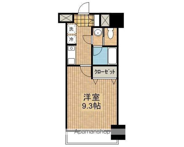 タウンコート大通(1K/5階)の間取り写真