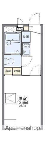 レオパレスマイトピア(1K/1階)の間取り写真