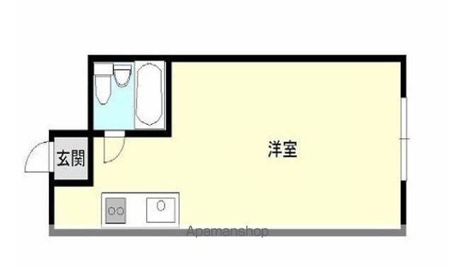 アーバン桜ケ丘(ワンルーム/2階)の間取り写真