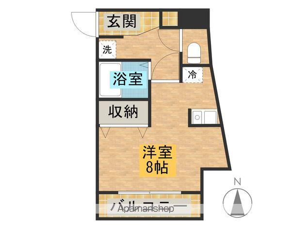 グレイス吹上(ワンルーム/5階)の間取り写真