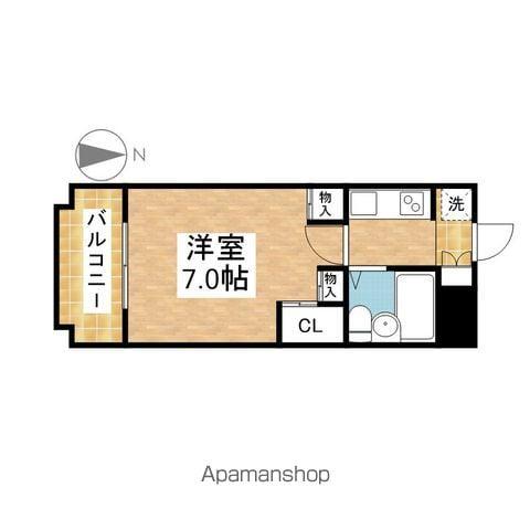 タマキビルPARTⅡ(1K/1階)の間取り写真