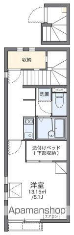 レオネクストGROOVERⅡ(1K/2階)の間取り写真
