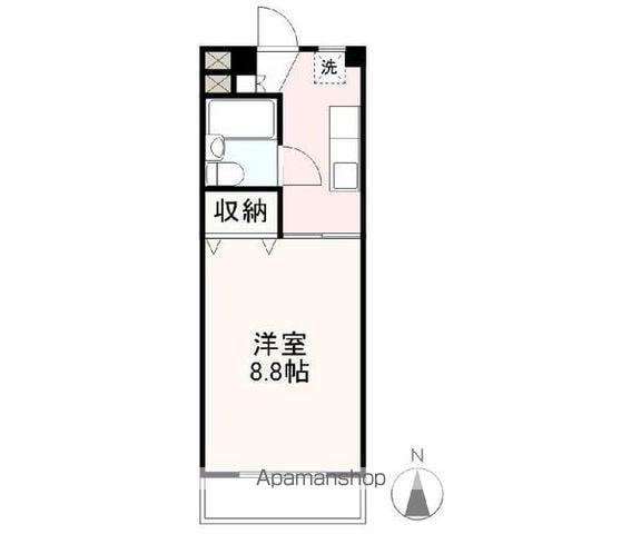 プレアール仏生山(1K/4階)の間取り写真