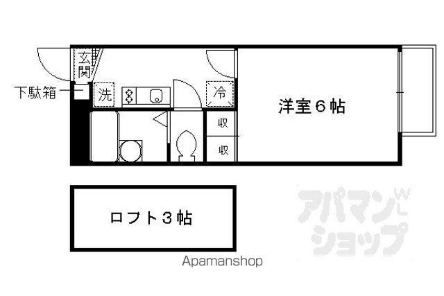 レオパレス 和泉VIII(1K/1階)の間取り写真