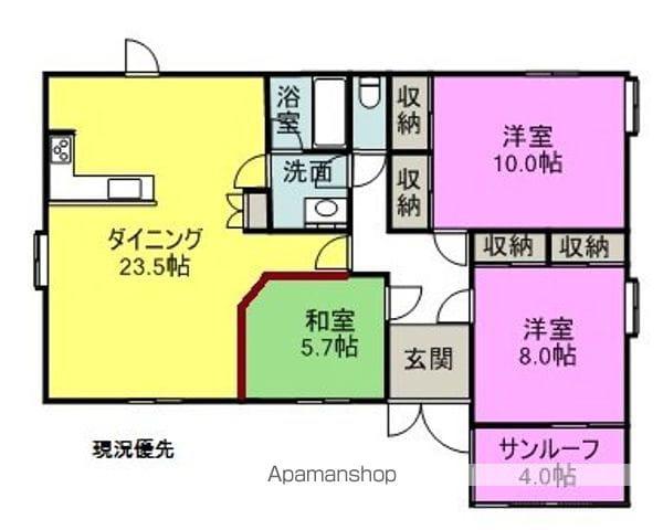 山陽本線 尾道駅 徒歩29分 2階建 築31年(2LDK)の間取り写真