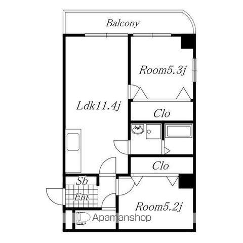 G1ビル牧の里(2LDK/3階)の間取り写真