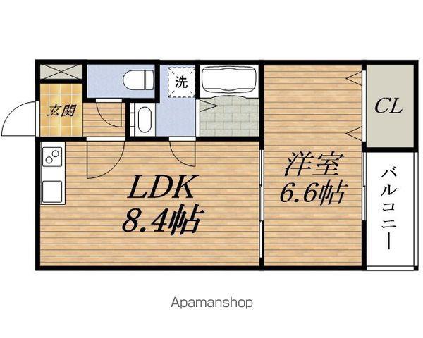 アクト 正雀(1LDK/3階)の間取り写真