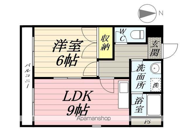 C・ISLAND 11(1LDK/2階)の間取り写真