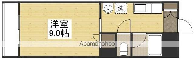 アークハイツ内山下(1K/6階)の間取り写真