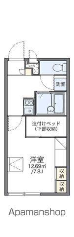 レオパレス桜館(1K/1階)の間取り写真