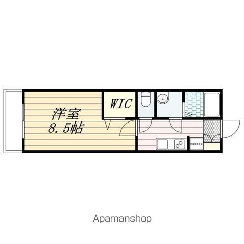 リブリ・グランデ検見川(1K/1階)の間取り写真