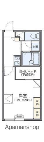 レオパレス光陽28(1K/1階)の間取り写真