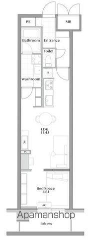 R-STYLE文京小石川(ワンルーム/1階)の間取り写真