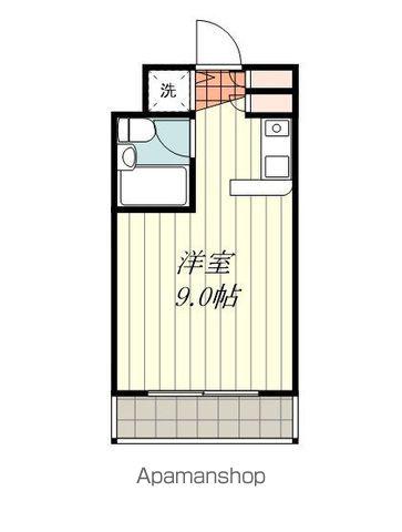 ネオハイツ南松山(ワンルーム/2階)の間取り写真