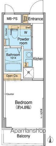 FUU OIMACHI BY LATIERRA(1K/7階)の間取り写真