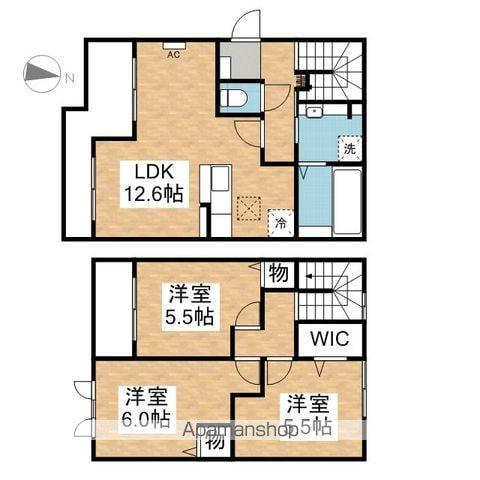 アヴァンセ松栄(3LDK)の間取り写真