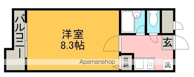ハイツAMI(1K/3階)の間取り写真
