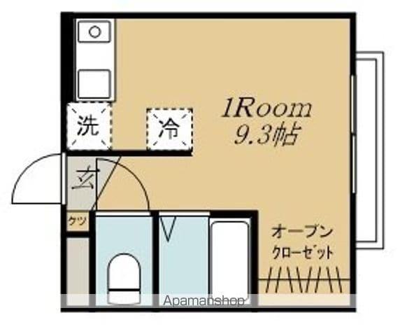 キャトル八乙女(ワンルーム/3階)の間取り写真