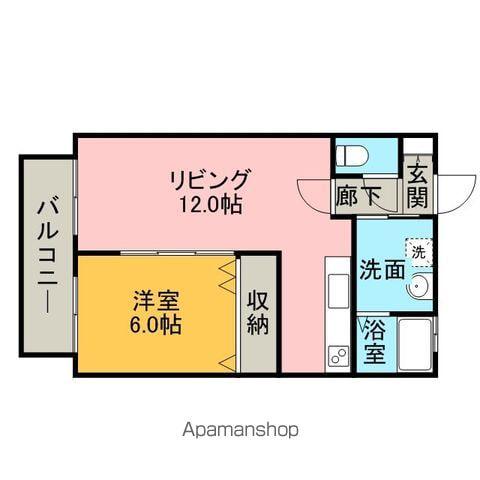 ソルベラーノ(1LDK/1階)の間取り写真