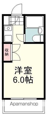フォーラム45(ワンルーム/3階)の間取り写真