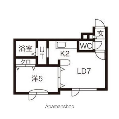 プリムラMⅠ(1LDK/3階)の間取り写真