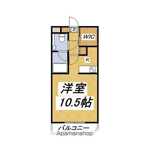 アーバンハーモニー(ワンルーム/3階)の間取り写真