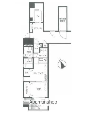 アシスト・アネックス(1DK/7階)の間取り写真