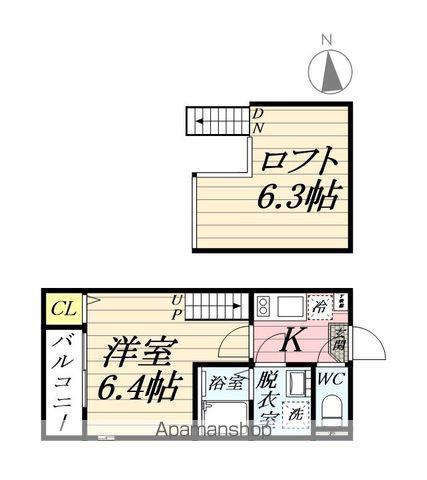 NOALETTA (1K/2階)の間取り写真