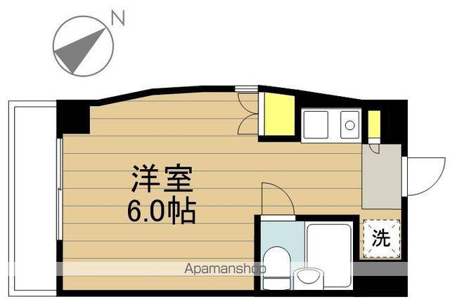 スカイコート西川口第7(ワンルーム/6階)の間取り写真
